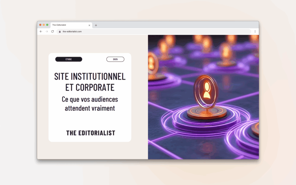 Etude site institutionnel