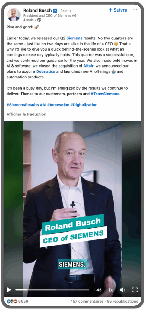 Dirigeants industrie