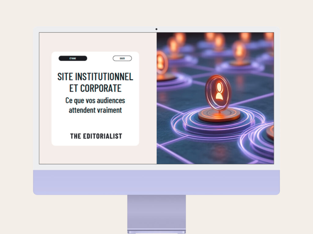 Visuel étude site institutionnel