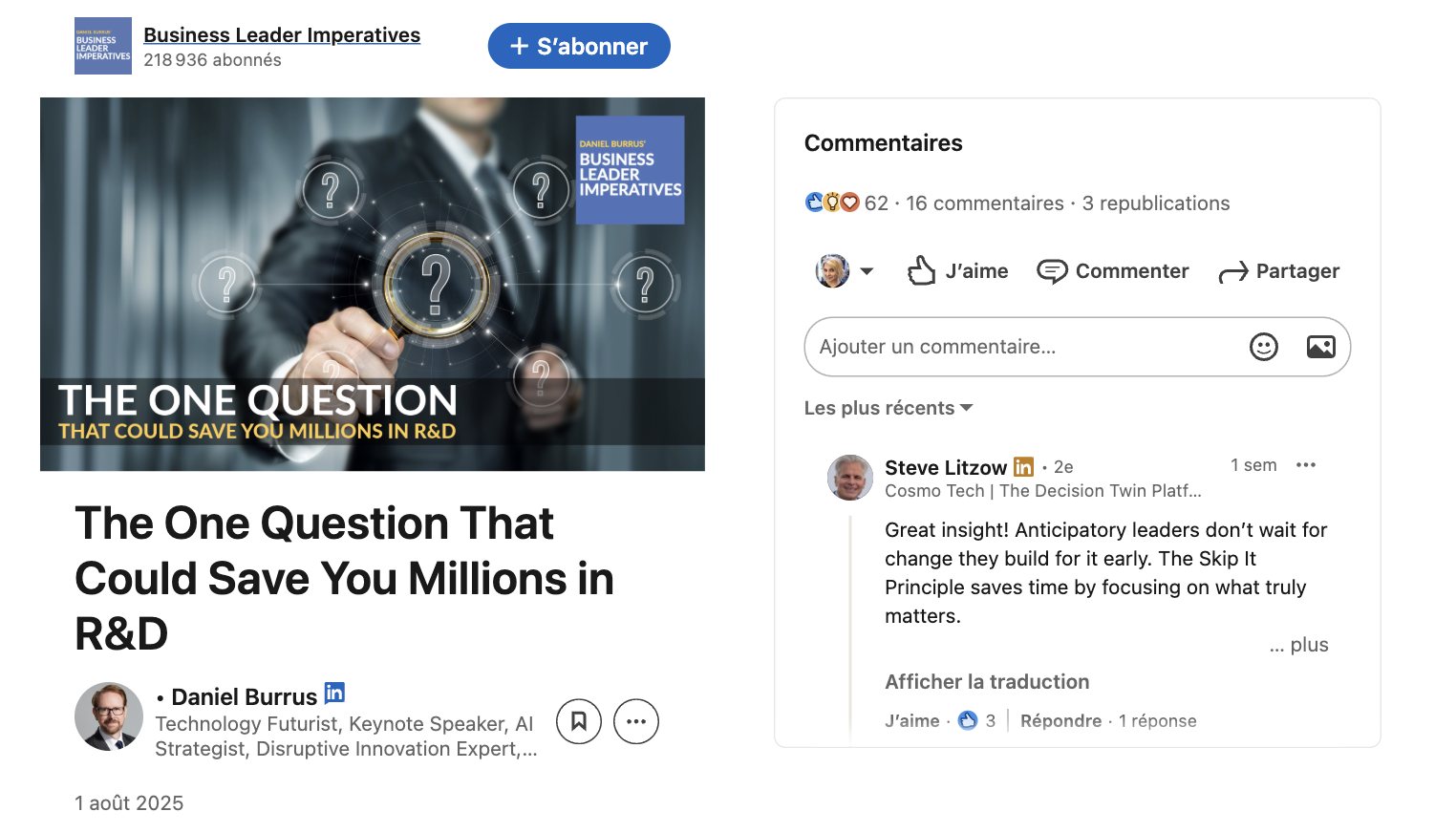 Newsletter LinkedIn
