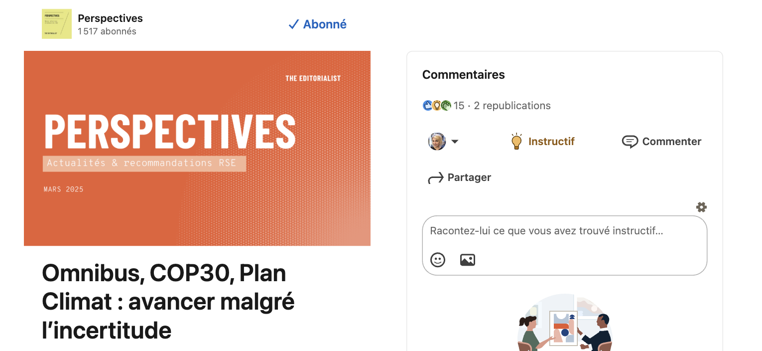 Newsletter Linkedin